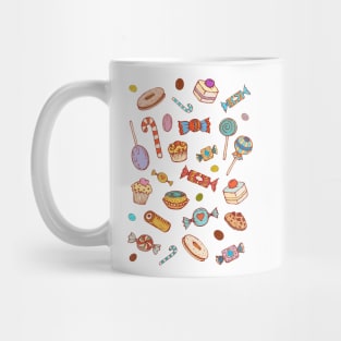 Candy & Bonbon (blue) Mug